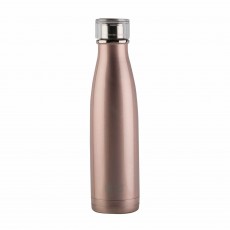 500ml Double Walled Stainless Steel Water Bottle Rose Gold
