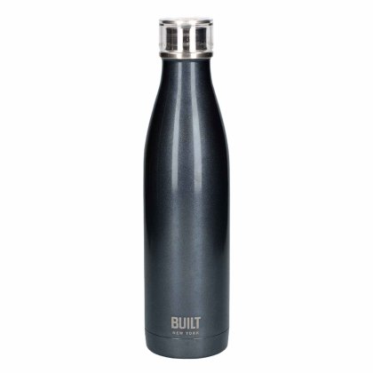 740ml Double Walled Stainless Steel Water Bottle Charcoal 740ml Double Walled Stainless Steel Water Bottle Charcoal
