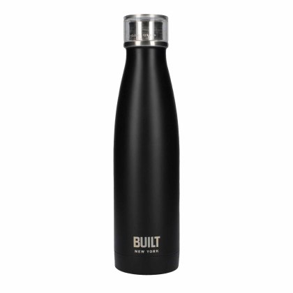500ml Double Walled Stainless Steel Water Bottle Black 500ml Double Walled Stainless Steel Water Bottle Black