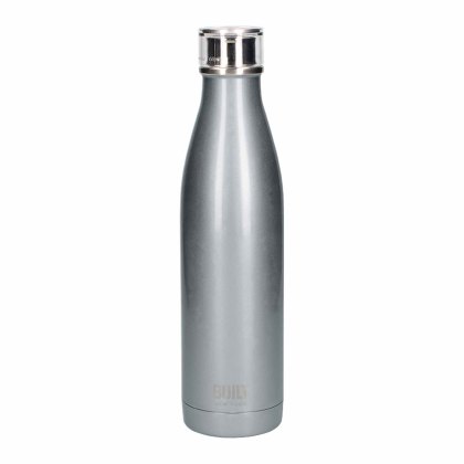 740ml Double Walled Stainless Steel Water Bottle Silver 740ml Double Walled Stainless Steel Water Bottle Silver