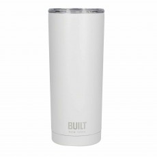 590ml Double Walled Stainless Steel Travel Mug White