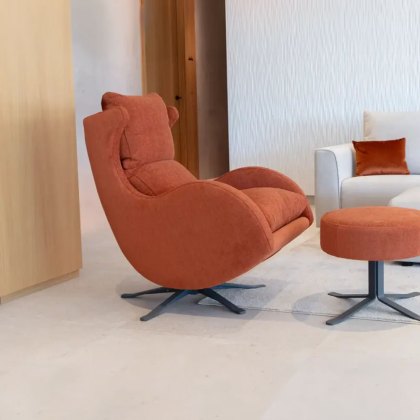 Lenny Swivel & Rocking Armchair Fabric Series 6