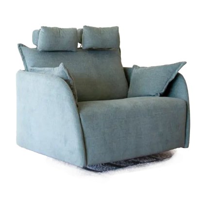 Nadia You & Me Electric Reclining Rocking Armchair Fabric Series 6