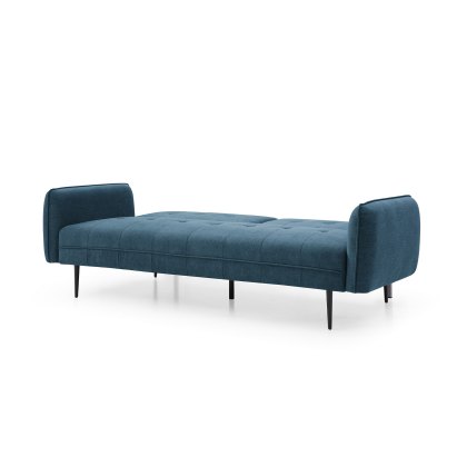 Clapton 3 Seater Sofa Bed Fabric Blue