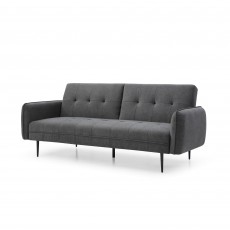 Clapton 3 Seater Sofa Bed Fabric Grey