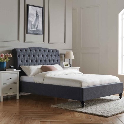Rosa Bedstead Fabric (Multiple Sizes, Styles & Colours)