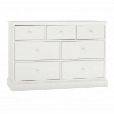 Julie 4+3 Drawer Chest of Drawers White