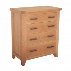 Holly 4 Drawer Chest of Drawers Oak