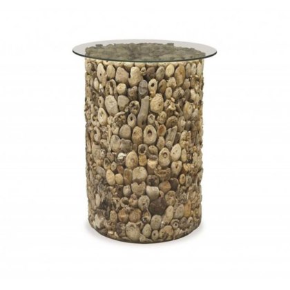 Driftwood Side/Lamp Table Multi-Coloured Driftwood Side/Lamp Table Multi-Coloured