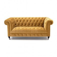 Berrington 2 Seater Sofa Fabric Mustard