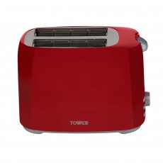 Tower Elements 2 Slice Toaster Red
