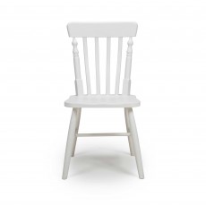 Olivia Slatted Back Dining Chair White