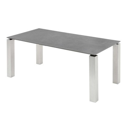 Terenzo 6 Person Dining Table Grey Ceramic Terenzo 6 Person Dining Table Grey Ceramic