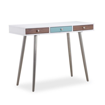 Rimini 3 Drawer Console Table White Rimini 3 Drawer Console Table White