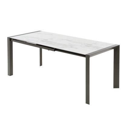 Muravera 4-8 Person Extending Dining Table Grey Ceramic Top Muravera 4-8 Person Extending Dining Table Grey Ceramic Top
