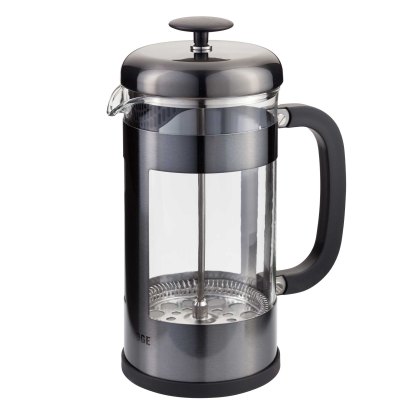 8 Cup Glass Cafetiere Anthracite 8 Cup Glass Cafetiere Anthracite