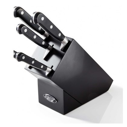 Sabatier 5 Piece Knife Block Set Black Sabatier 5 Piece Knife Block Set Black