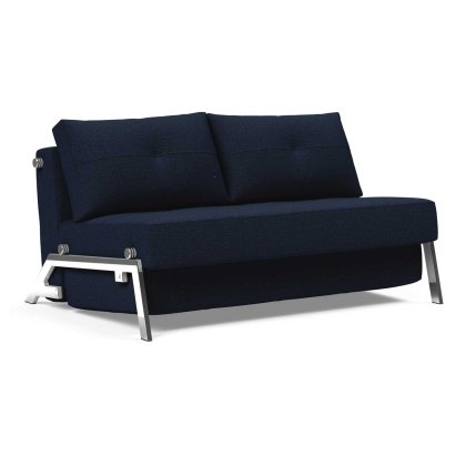 Alisa 2.5 Seater Sofa Bed With Chrome Legs Fabric