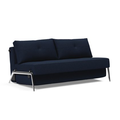 Alisa 2.5 Seater Sofa Bed With Aluminium Legs Fabric
