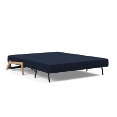 Alisa 2.5 Seater Sofa Bed With Oak Legs Fabric