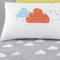 Fairy Clouds Reversible Single Duvet Cover Set Multi-Coloured