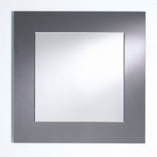 Basic Square Wall Mirror Grey