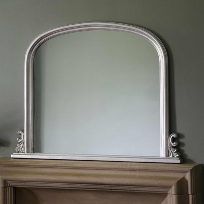 Thornby Mantel Mirror Silver