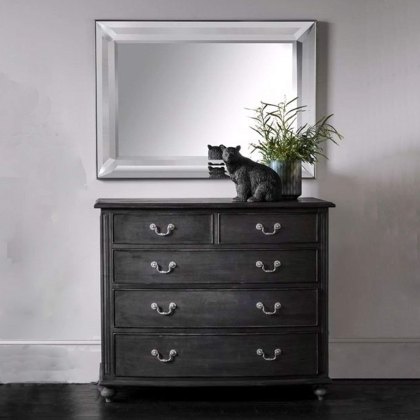 Modena Wall RectangularMirror Silver