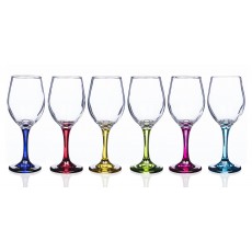 Newgrange Living Set of 6 Rainbow Vienna 315cc Wine Glasses