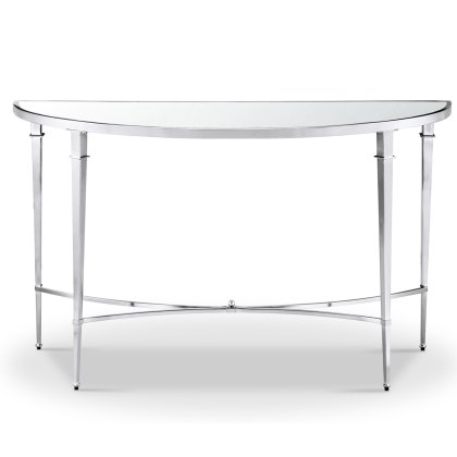 Mindy Brownes Console Tables Glass, Lincoln Tempered Glass Top Console Table