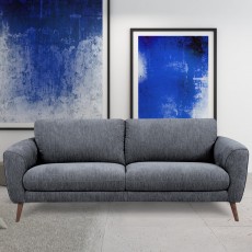 Beagle 3 Seater Sofa Fabric Grey