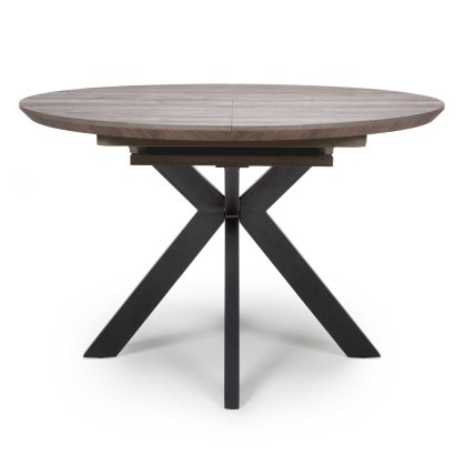 Manhattan 4-6 Person Extending Round Dining Table Grey Manhattan 4-6 Person Extending Round Dining Table Grey