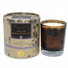 Celtic Candles Organic Relax – Lavender, Geranium & Tea Tree Tumbler 20cl
