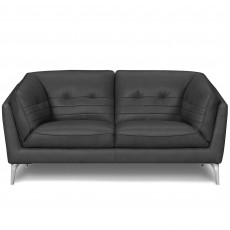 Vardo 2 Seater Sofa Leather Category 15(S) Charcoal