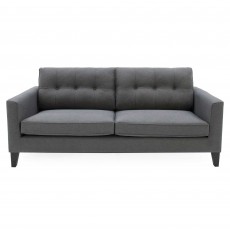 Odense 3 Seater Sofa Fabric Charcoal