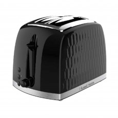 Russell Hobbs Honeycomb Collection 2 Slice Toaster Black