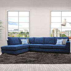 Bali 3 Seater Corner Sofa With Chaise LHF Fabric A