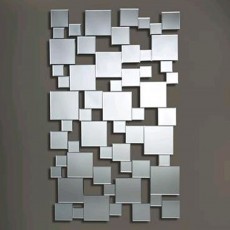 Pixels Rectangle Wall Mirror
