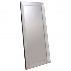 Modena Leaner/Floor Standing Mirror Silver
