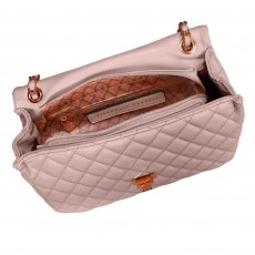 Tipperary Crystal Palermo Quilted Handbag Pale Pink