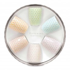 Tipperary Crystal Honeycomb Mugs (Set of 6) Multi-Coloured
