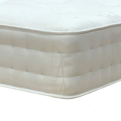 Laura 1000 Pocket 2 Drawer Padded Top Divan Set Grey (Multiple Sizes)