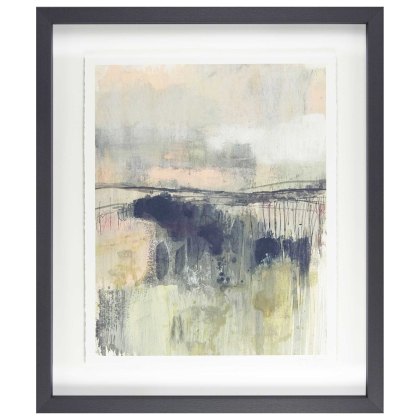 Blush Horizon II 67cmx79cm Picture By Jennifer Goldberger Black Frame Blush Horizon II 67cmx79cm Picture By Jennifer Goldberger Black Frame