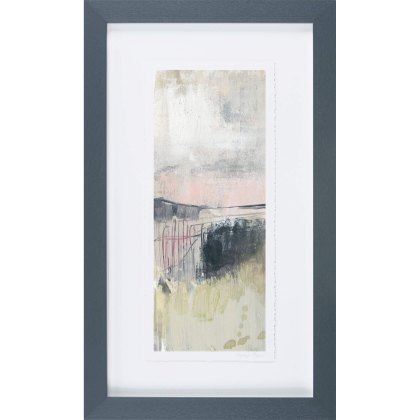 Blush Horizon Panel I 34cmx57cm Picture By June Erica Vess Grey Frame Blush Horizon Panel I 34cmx57cm Picture By June Erica Vess Grey Frame