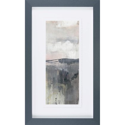 Blush Horizon Panel II 34cmx57cm Picture By June Erica Vess Grey Frame Blush Horizon Panel II 34cmx57cm Picture By June Erica Vess Grey Frame