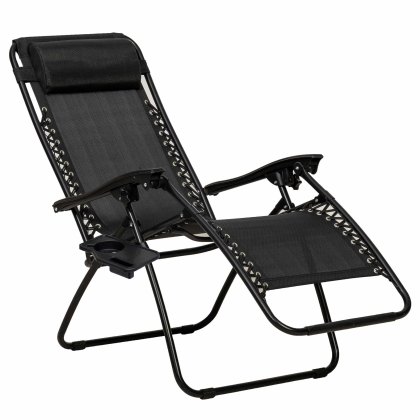 Zero Gravity Relaxer Chair Black