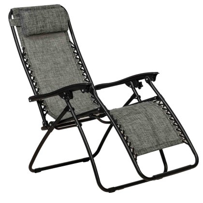 Zero Gravity Relaxer Chair Grey