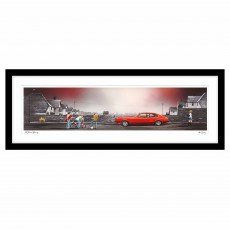 Artko A Real Beauty 94cm x 34cm Picture By Adam Barsby Black Frame