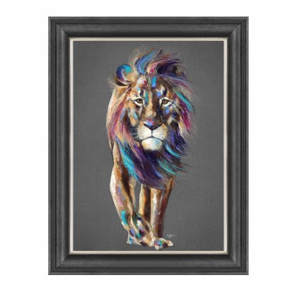 Pride 90cm x 116cm Picture By Louise Luton Grey Frame
