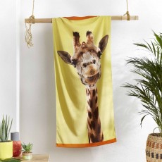 Catherine Lansfield Giraffe Beach Towel